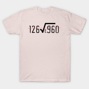 Math Loves You hidden message (MD23QU010) T-Shirt